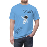 Nasa Theme Versatile Microfiber-Knit Tee | Lightweight & Breathable