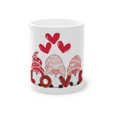 With Love White Accent Mug, 11oz