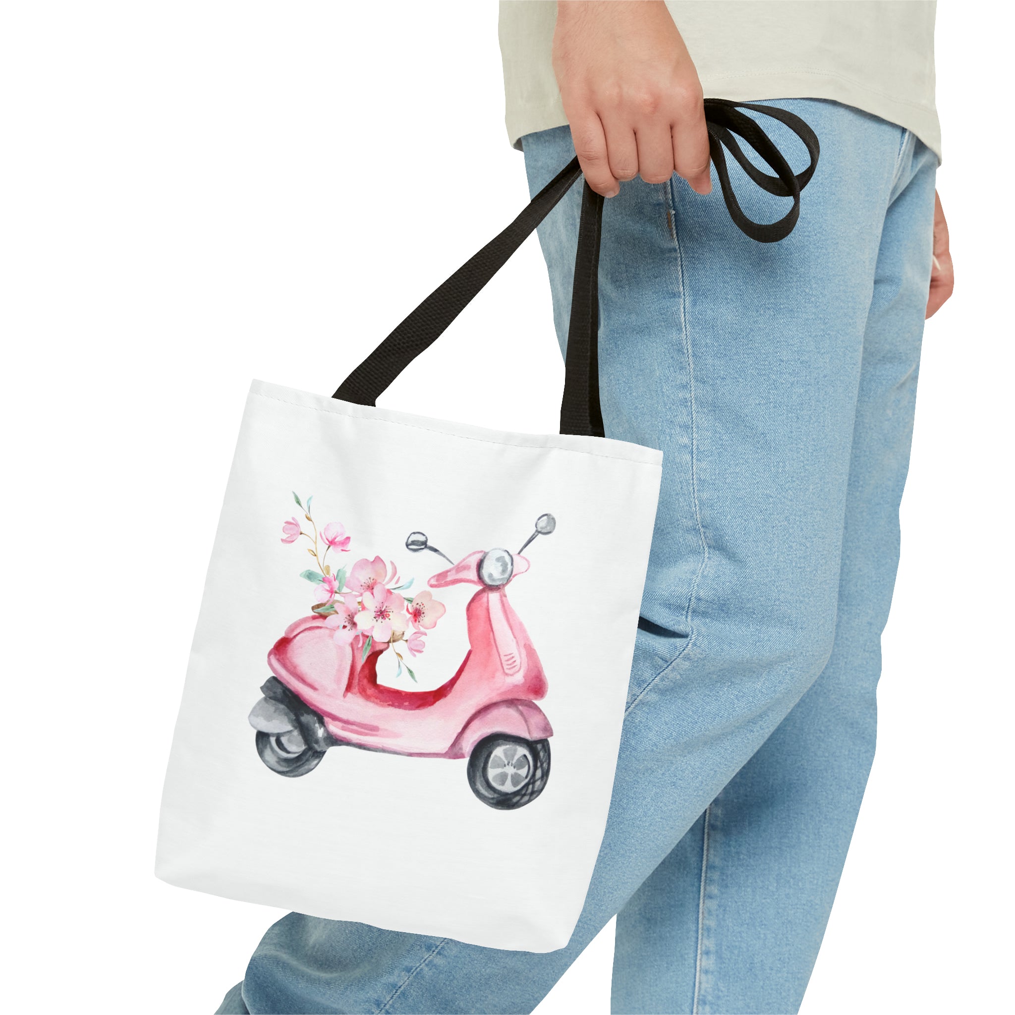 Custom-Printed Spun Polyester Tote Bags | Durable & Stylish | 3 Sizes Availabl