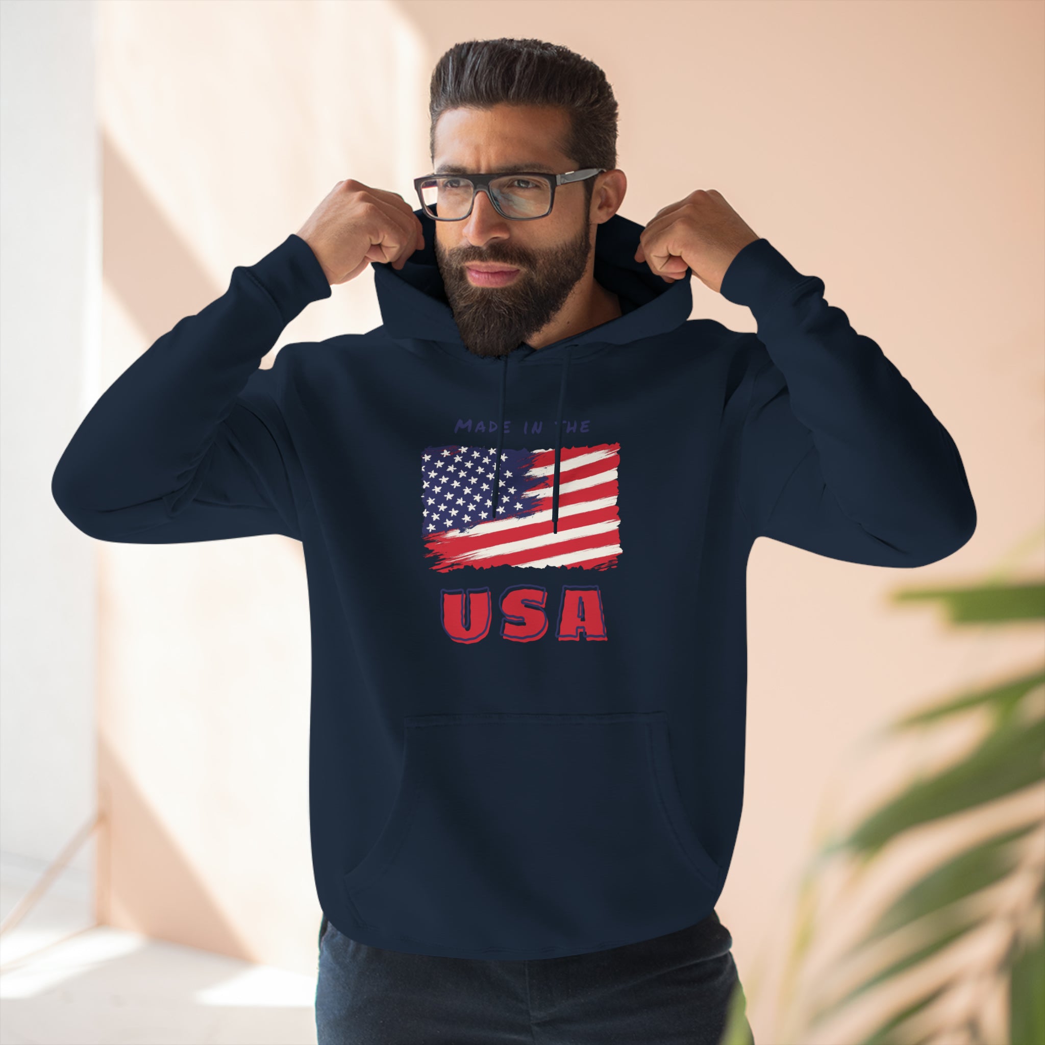 Made in USA:  Winter Essential: Premium Pullover Hoodie - Stay Cozy in Style!