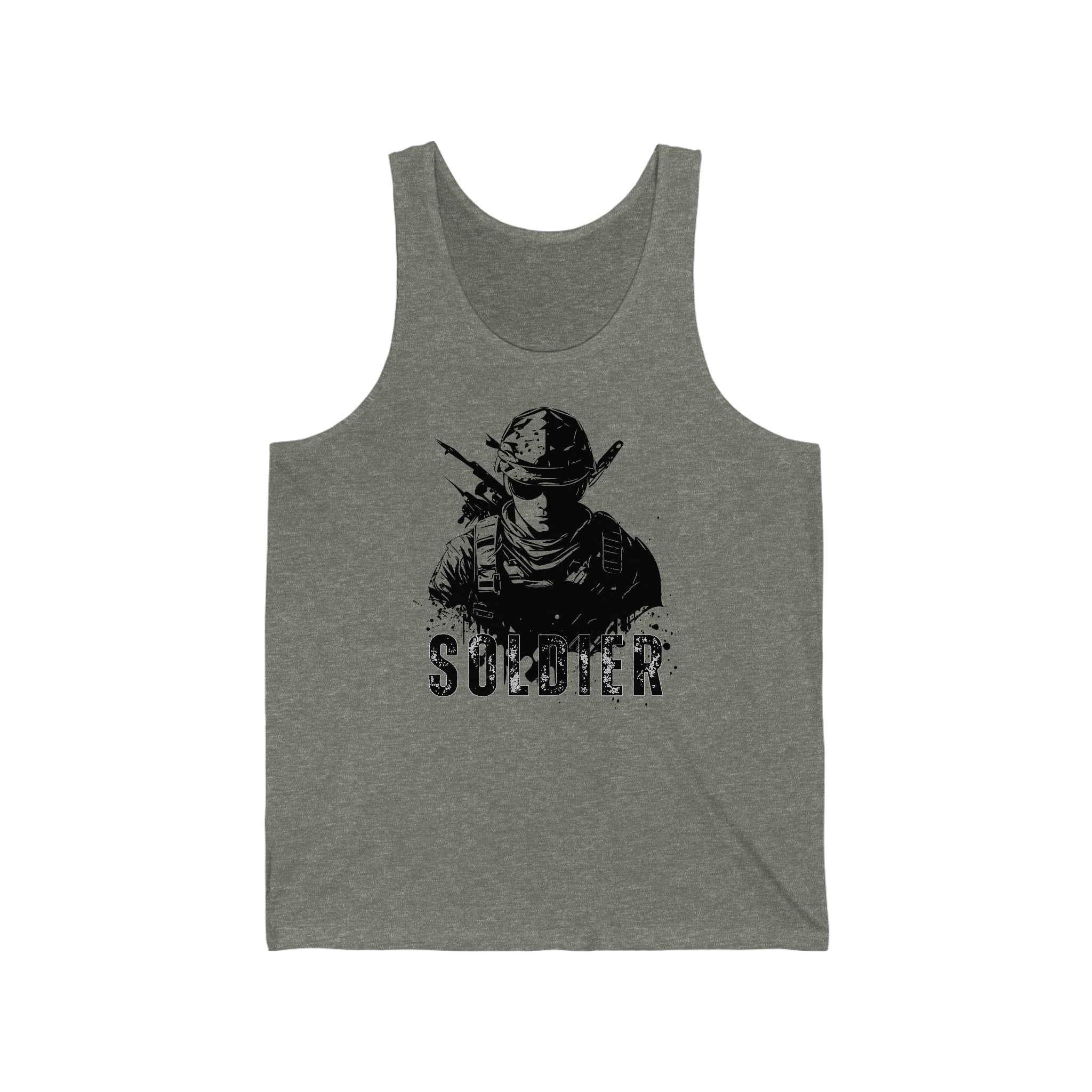 Solder's Men's Cotton Tank Top | Ultra-Soft Airlume Material | Enduring Print Quality