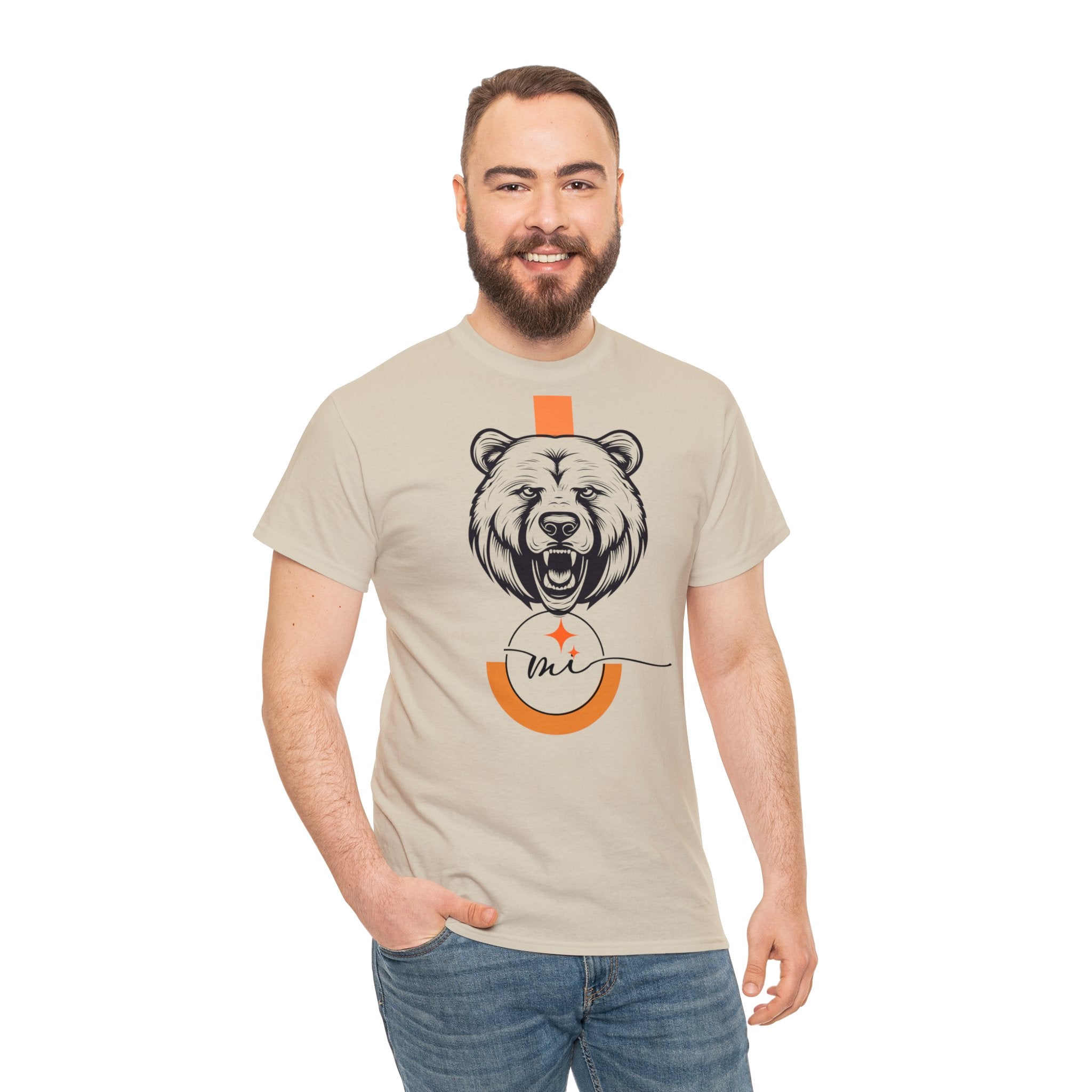 Mi Beer Classic Cotton Tee for Men | Medium Weight | Eco-Friendly