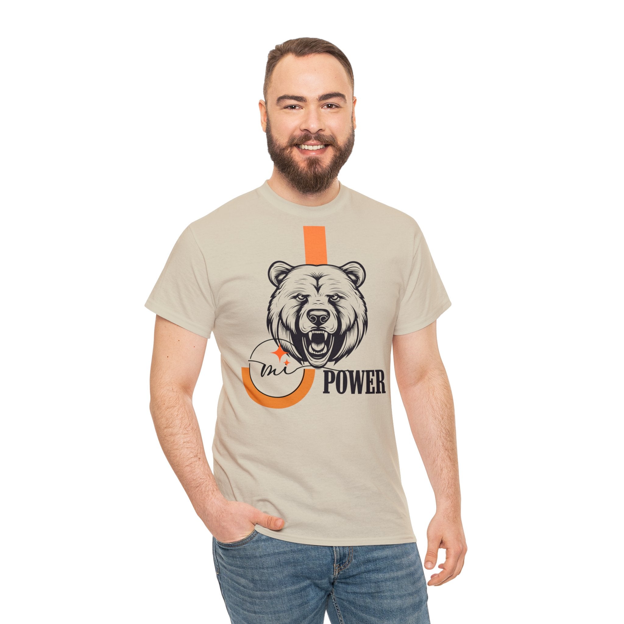 Beer Power Durable Men's Cotton Tee | Seamless Comfort | Ethical Sourcing