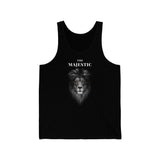 Premium Majestic Lion  Lightweight Men's Tank | Soft Airlume Cotton | Lasting Printed Design