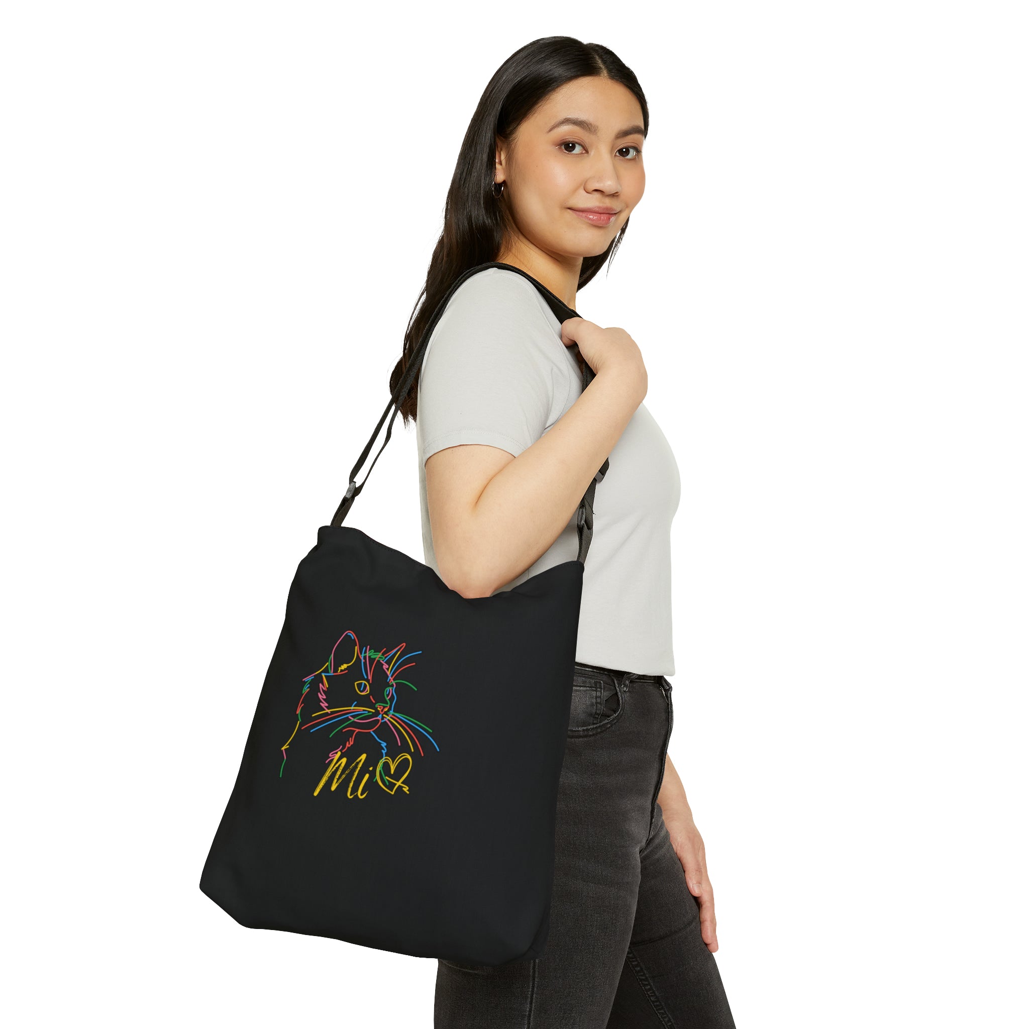 Functional Tote Bag with Custom Art