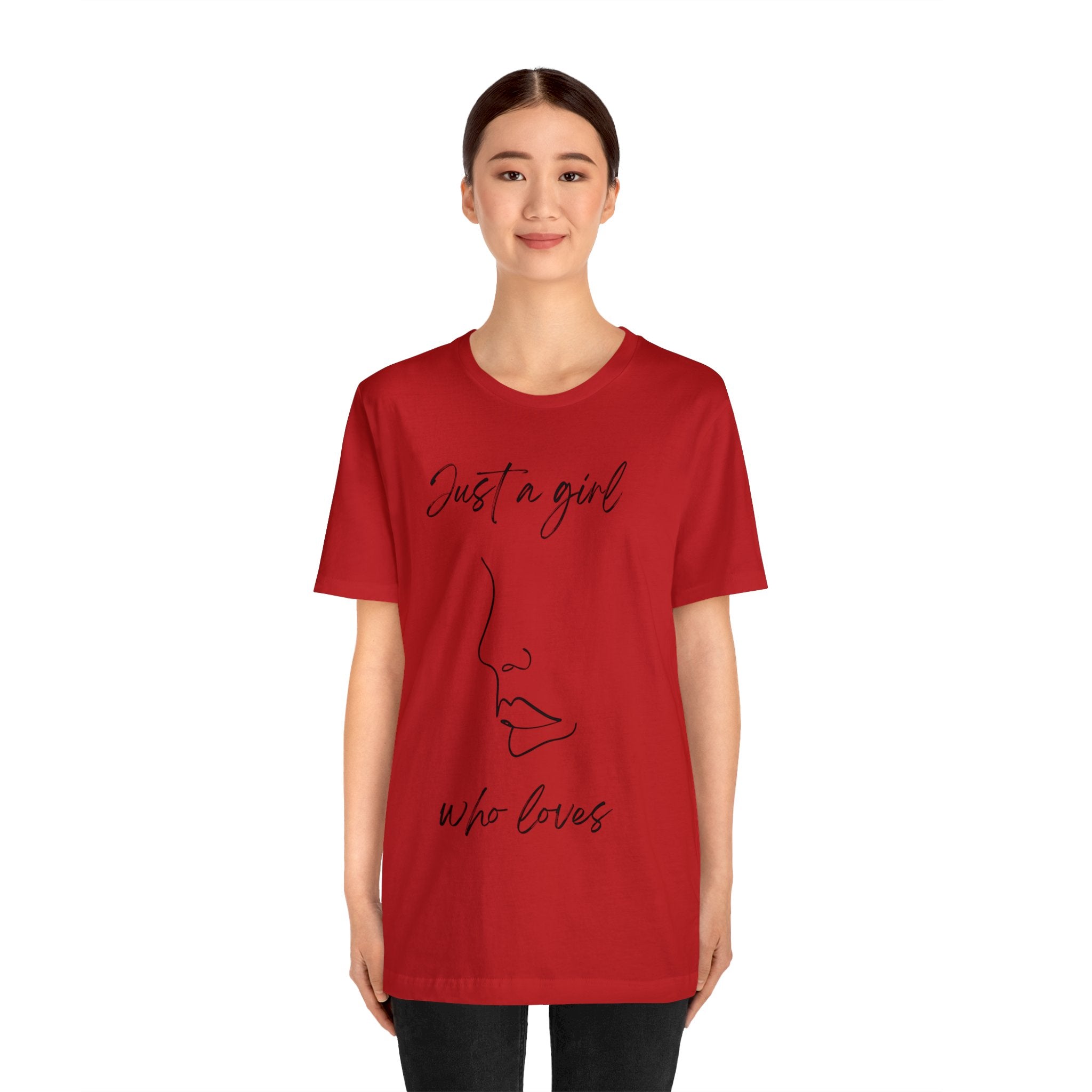 Just A girl who loves Luxury Art Women's T-Shirt