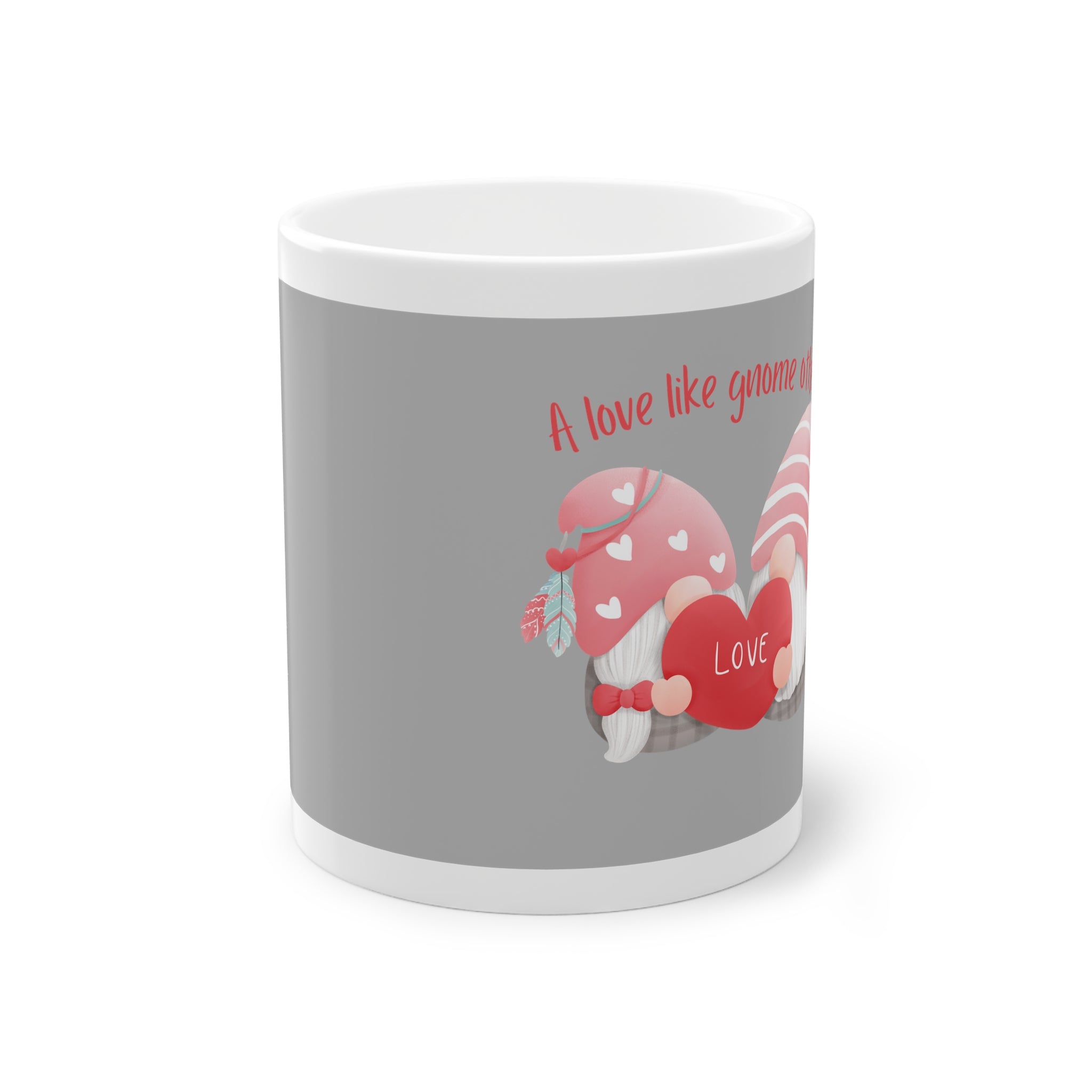 Love White Accent Mug, 11oz