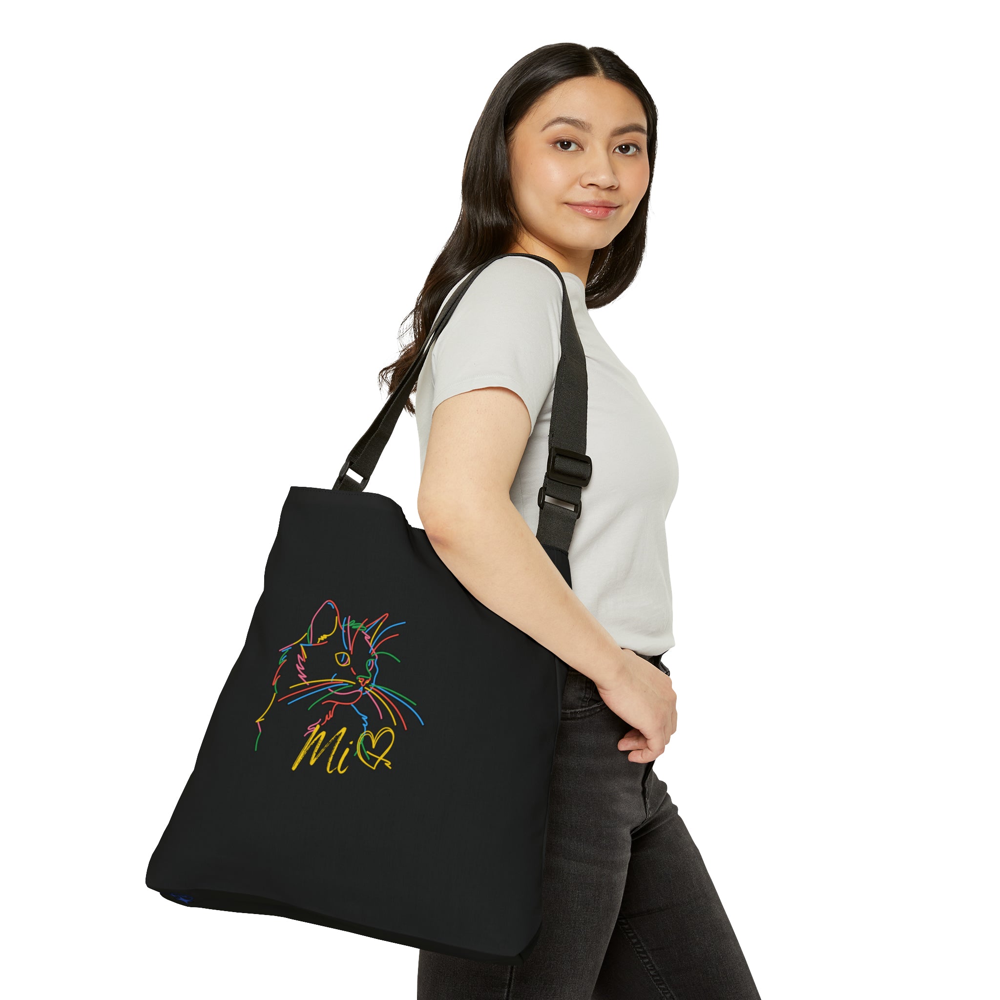 Functional Tote Bag with Custom Art