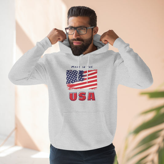 Made in USA:  Winter Essential: Premium Pullover Hoodie - Stay Cozy in Style!