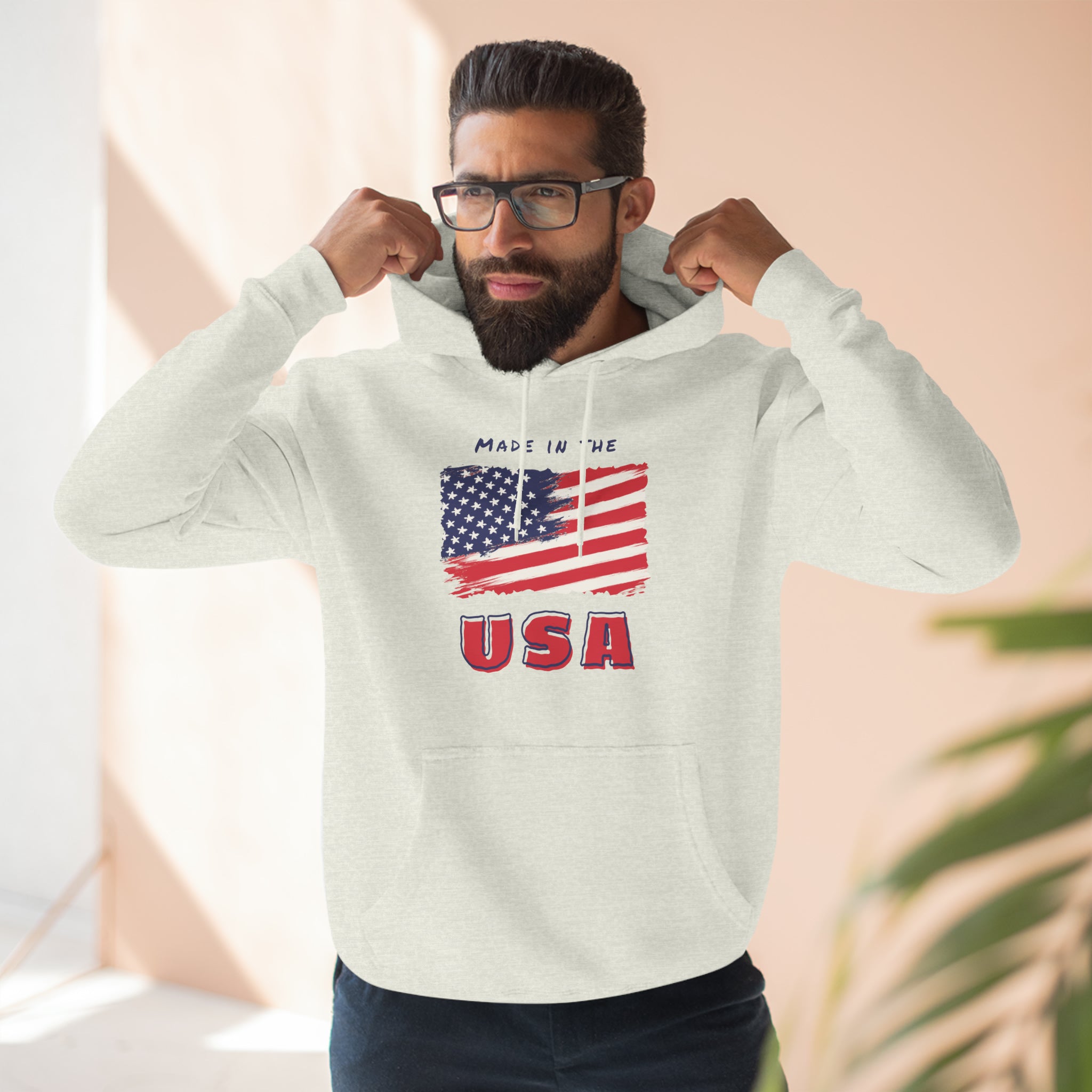 Made in USA:  Winter Essential: Premium Pullover Hoodie - Stay Cozy in Style!