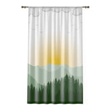 Custom Scene Curtains | 50"x84" Personalized Polyester Drapes | Light-Softening Elegance